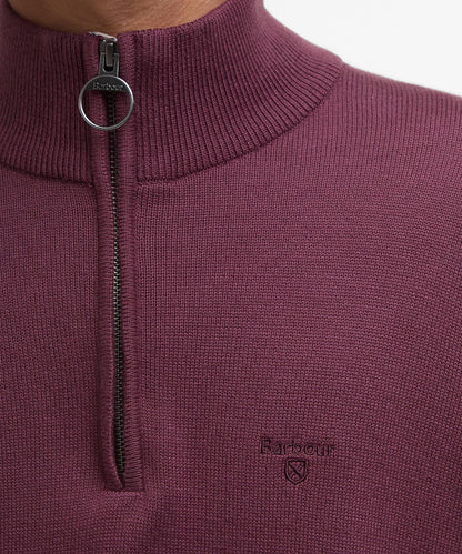 Barbour Cotton Half Zip Pullover | Red