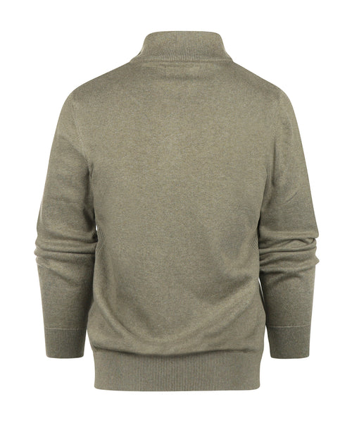 Barbour Cotton Half Zip Pullover | Groen