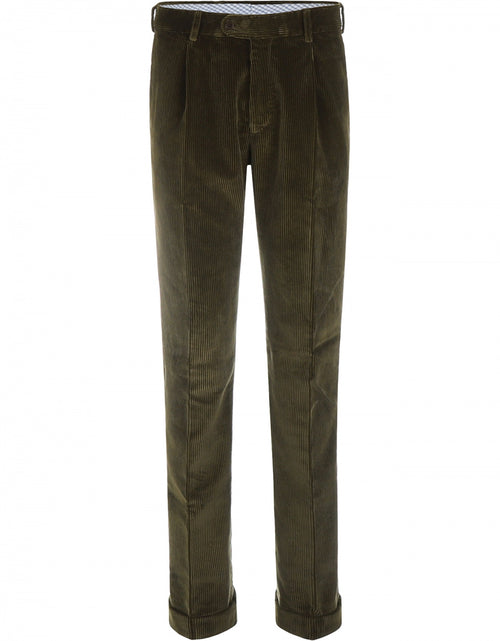 Pantalon Corduroy Brede Rib | Groen