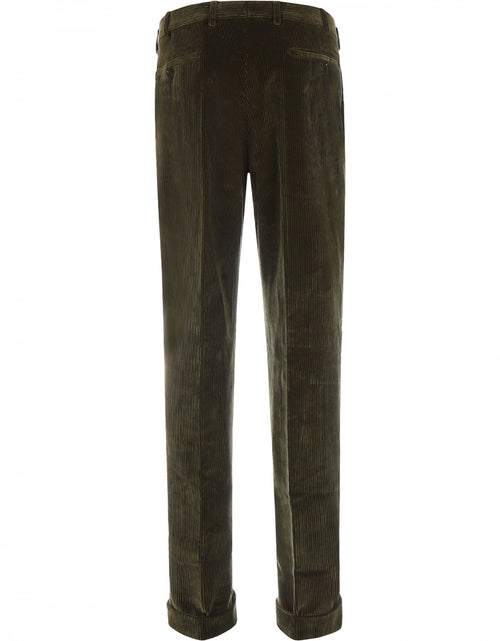 Pantalon Corduroy Brede Rib | Groen