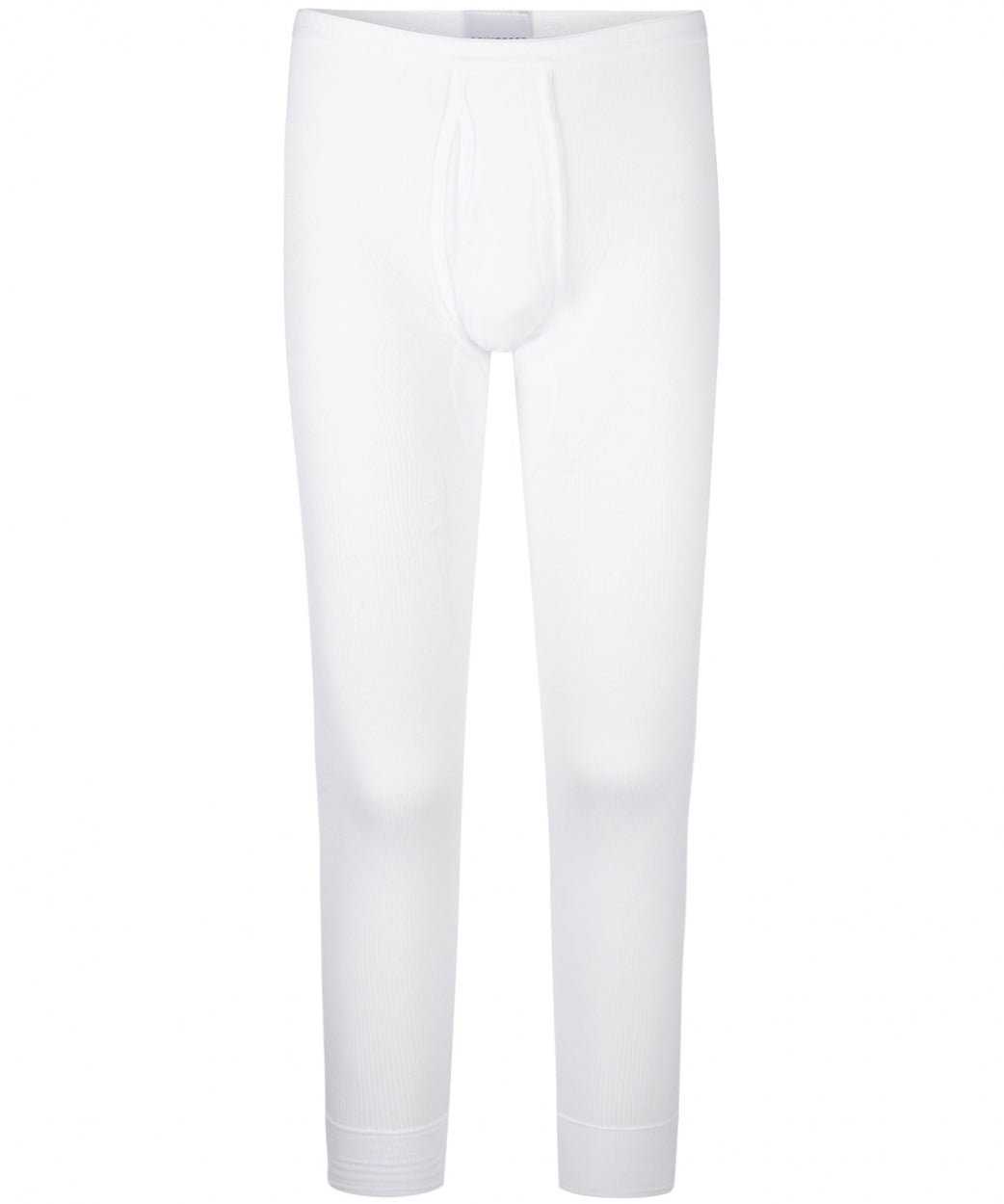 Long underpants Doppelripp | White
