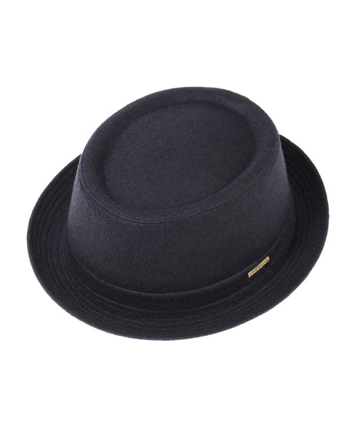Pork Pie Hoed | Navy Blauw