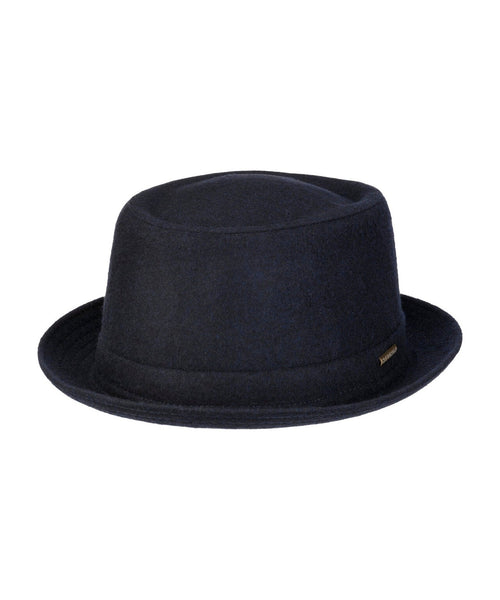 Pork Pie Hoed | Navy Blauw