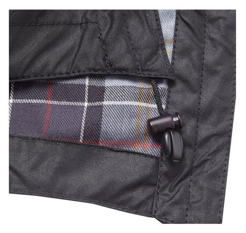 Barbour Wax Capuchon | Zwart
