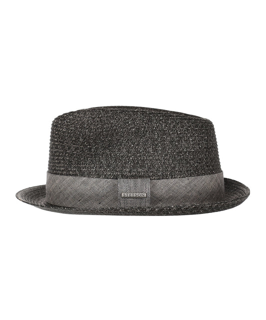 Hoed Trilby Toyo | Zwart/Grijs melange