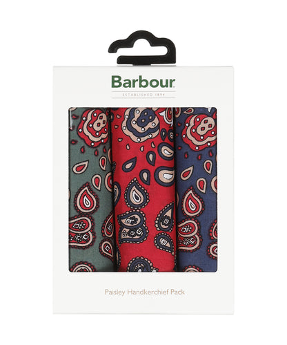 Barbour Handkerchief 3-pack | Paisley Hankies