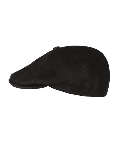 Lederkappe | Schwarz