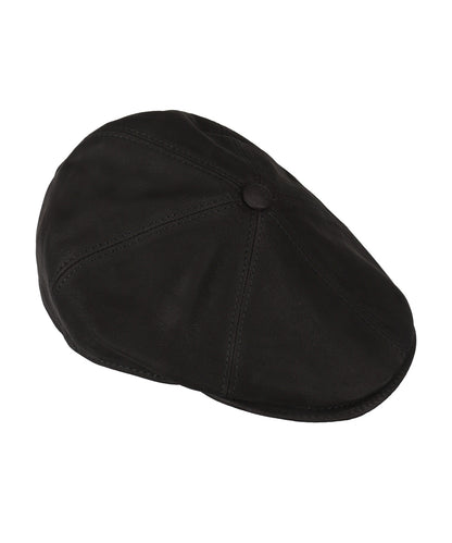 Lederkappe | Schwarz