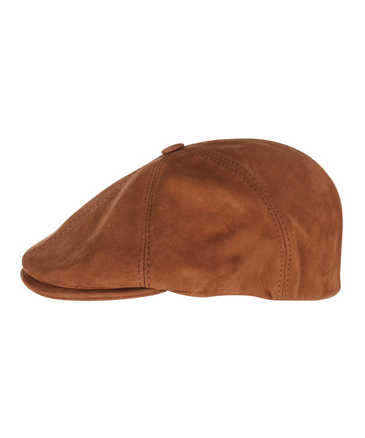 Ballon Cap Leer | Cognac