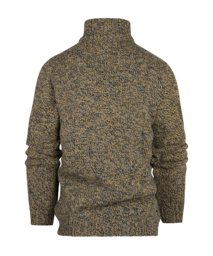 Fisherman Zip-up Sweater | Green