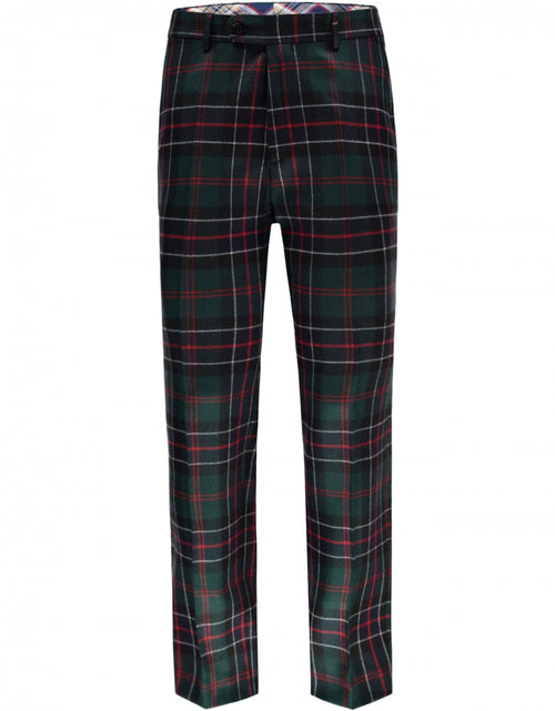 Chino Ruit Patroon Wol | Groen