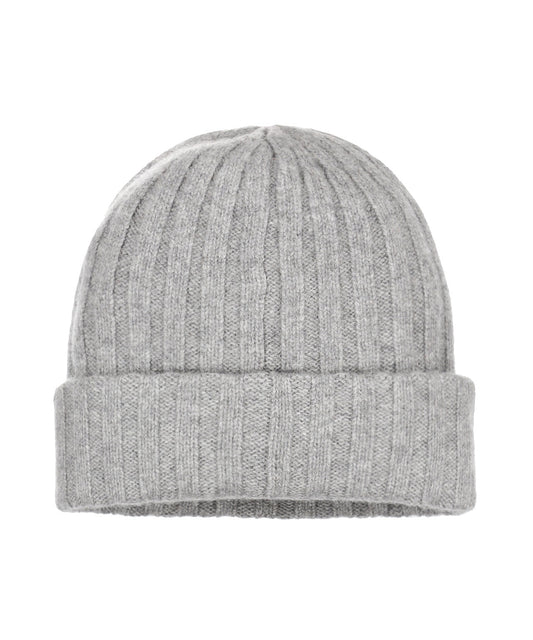 Beanie Cashmere | Grey Silver