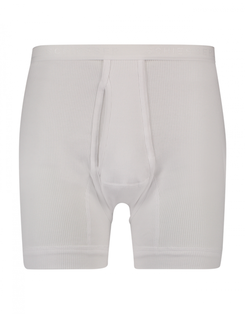 Klassieke Doppelripp Boxershort | Wit