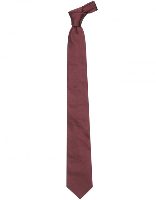 Uni Zijden stropdas | Bordeaux Rood