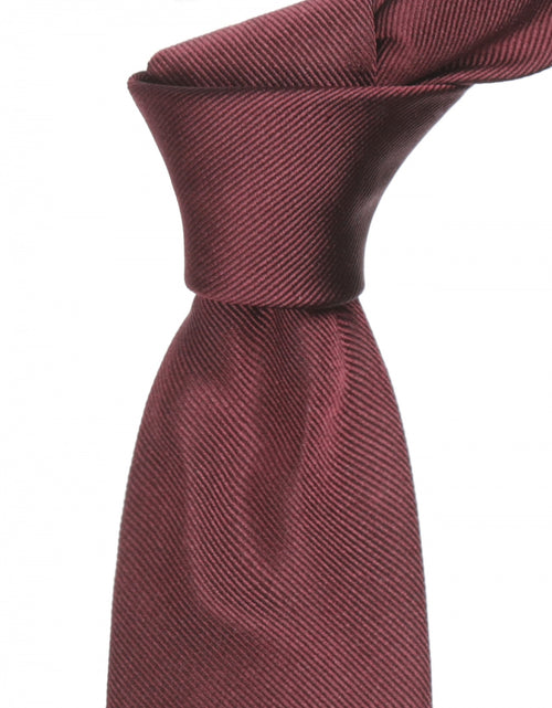 Uni Zijden stropdas | Bordeaux Rood