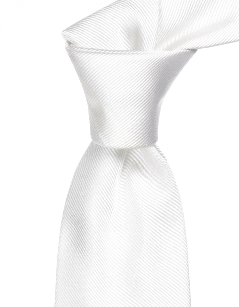 Uni Silk Tie | White