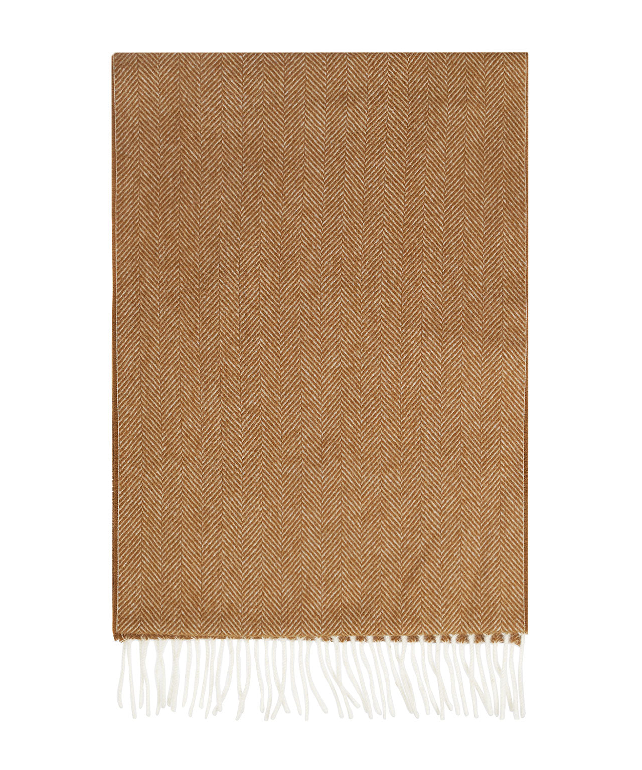 Scarf Wool 180x30 | Brown