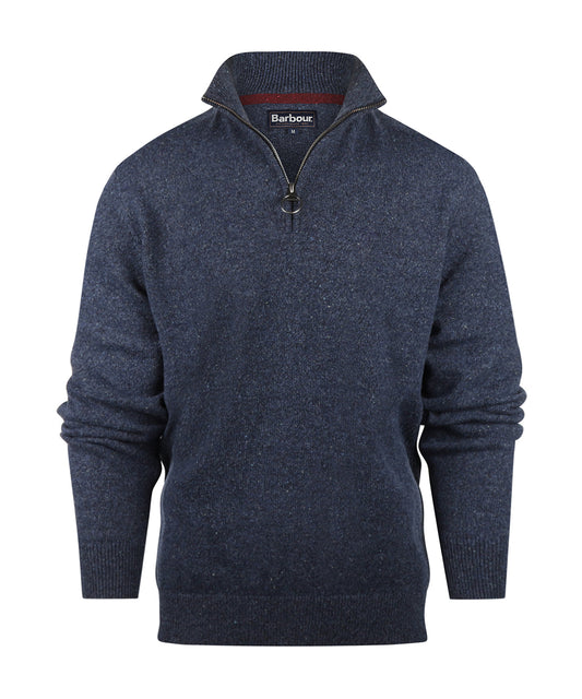 Tisbury Pullover mit hohem Reißverschluss | Blau