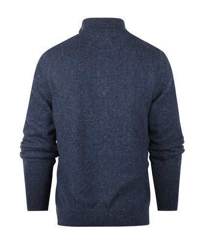Tisbury Pullover mit hohem Reißverschluss | Blau