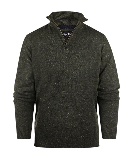 Tisbury High Zip Sweater | Green