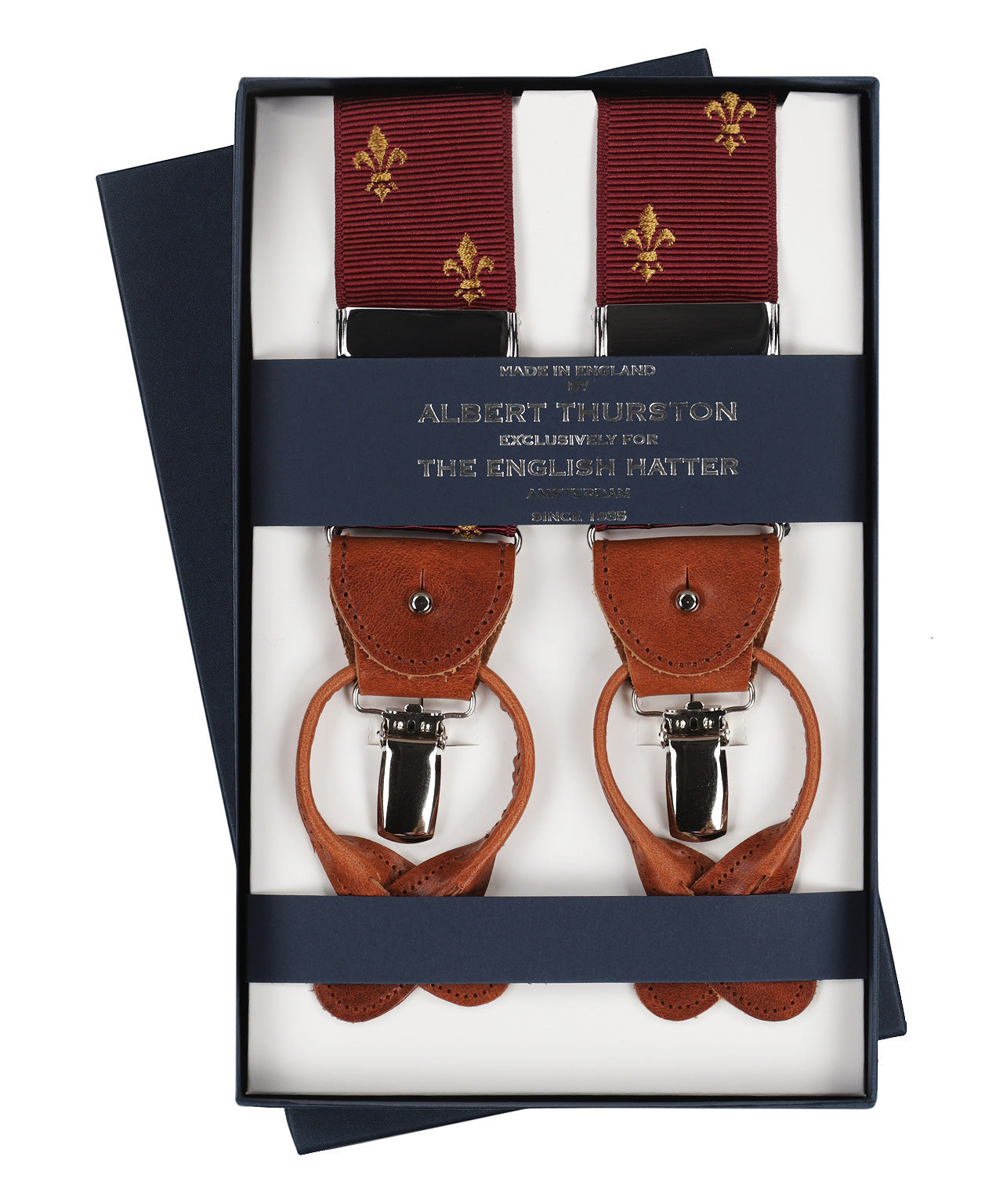 2-in-1 Braces with Clips and Straps | Red