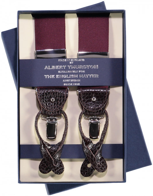 Bretels 2 in 1 | Plain Maroon