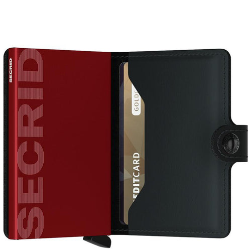 Secrid Miniwallet | Matte Black&Red
