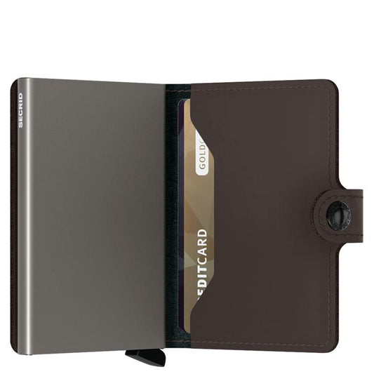 Secrid Miniwallet | Mattes Trüffel