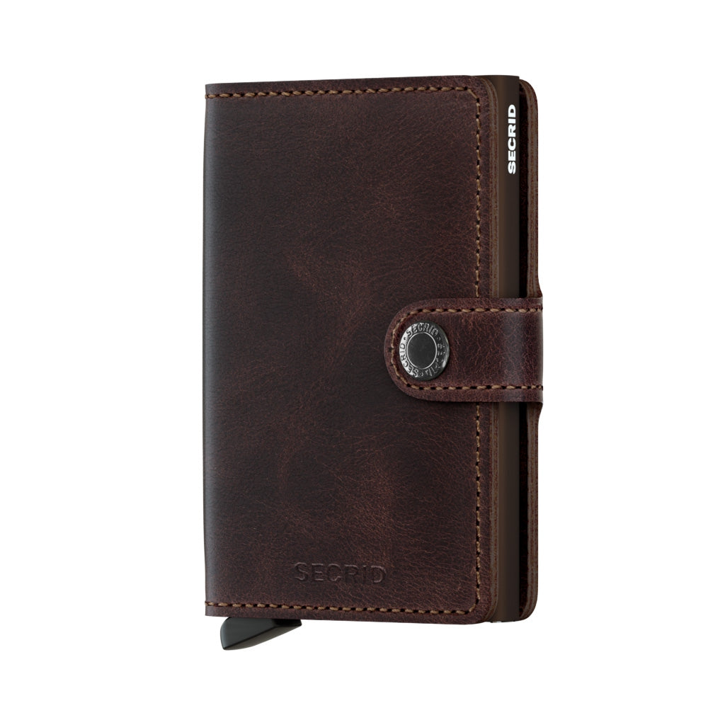 Miniwallet | Chocoladebruin melange
