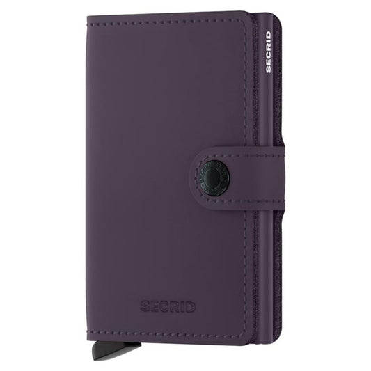 Secrid Miniwallet | Mattes Dunkelviolett