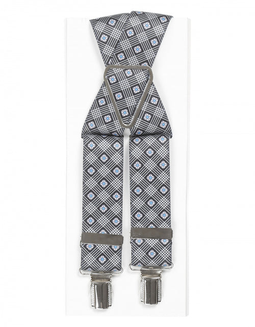 Bretels met 4 Clips | Blauw