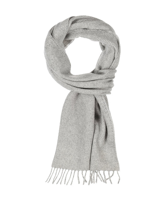 Sjaal Wol/Cashmere 35X190cm | Grijs