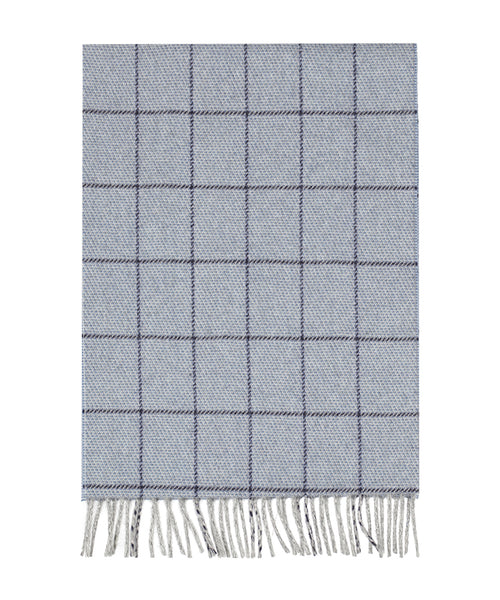 Sjaal Wol met Cashmere | Blauw