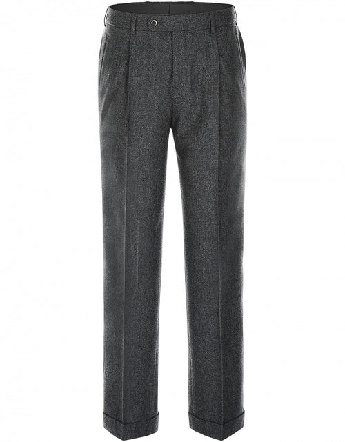 Pantalon Flannel | Antraciet Grijs