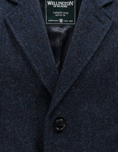 Lange jas howard | Denim Blauw
