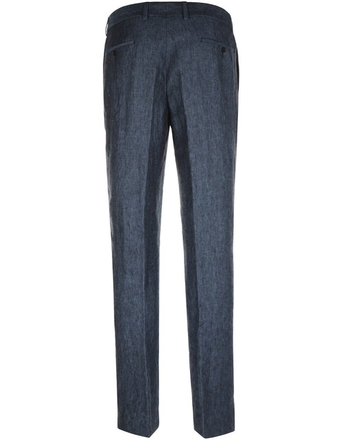 Chino Luchtig Linnen | Navy Blauw