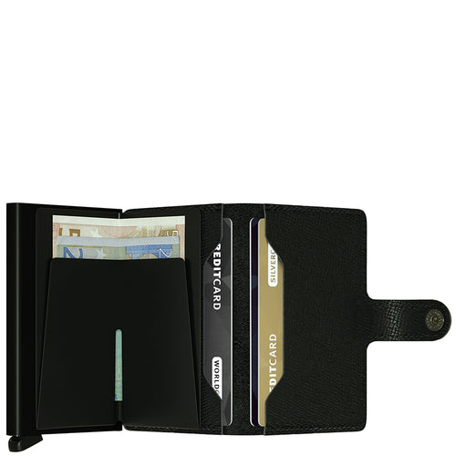 Secrid Mini Wallet | Crisple Black