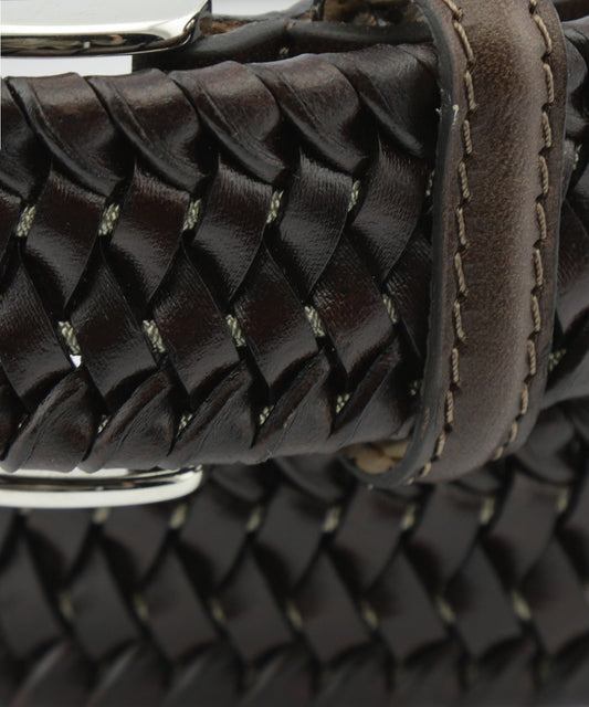 Riem Elastiek Leer | Bruin