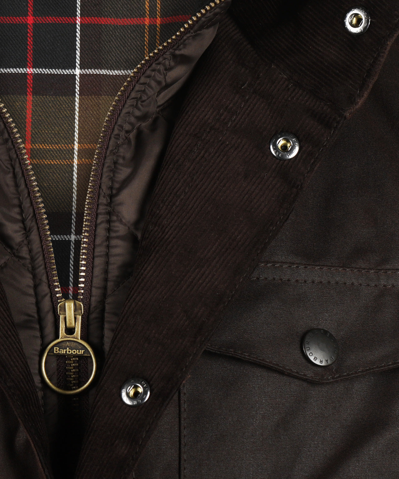 Barbour Wachsjacke Ogston | Braun