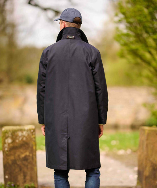 Lange jas Finchester | Navy Blauw