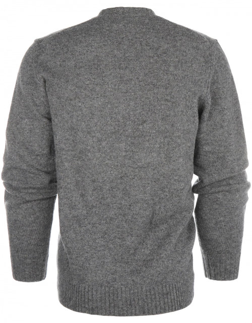 Pullover Shetland ronde hals | Grijs