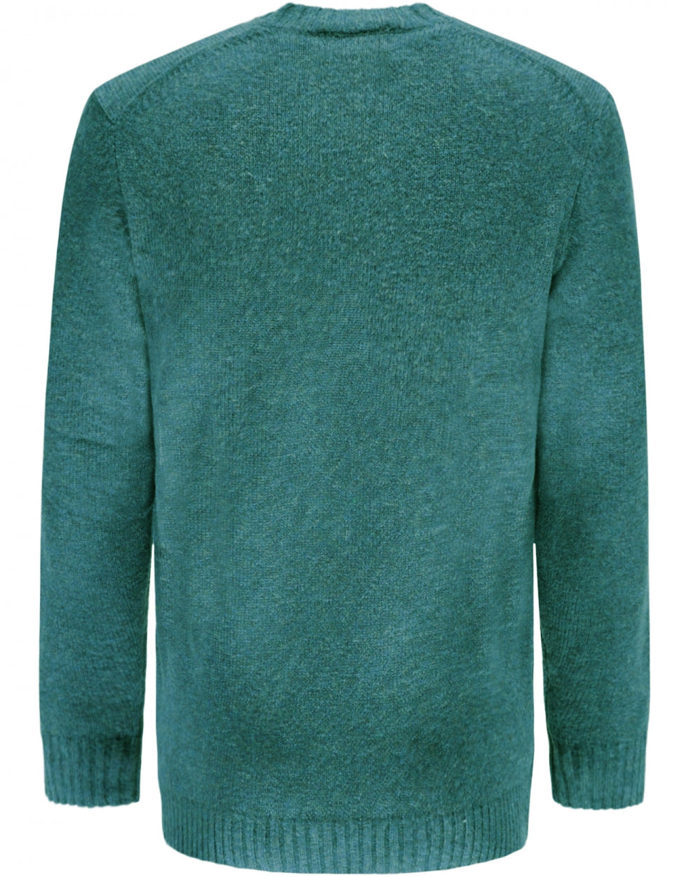 Ronde Hals Shetland Wol | Kingfisher