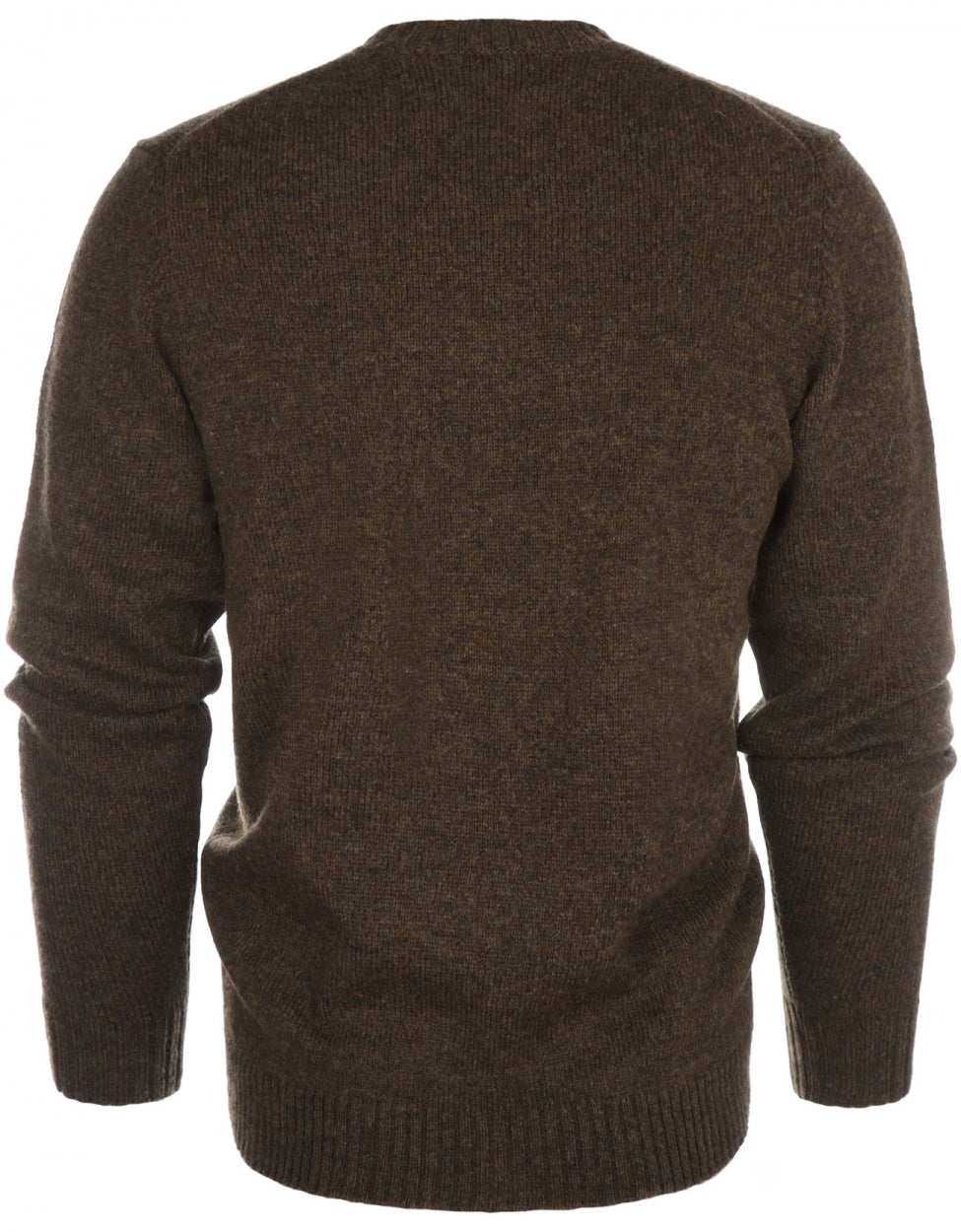 Alan Paine Shetland Pullover mit Rundhalsausschnitt | Grün