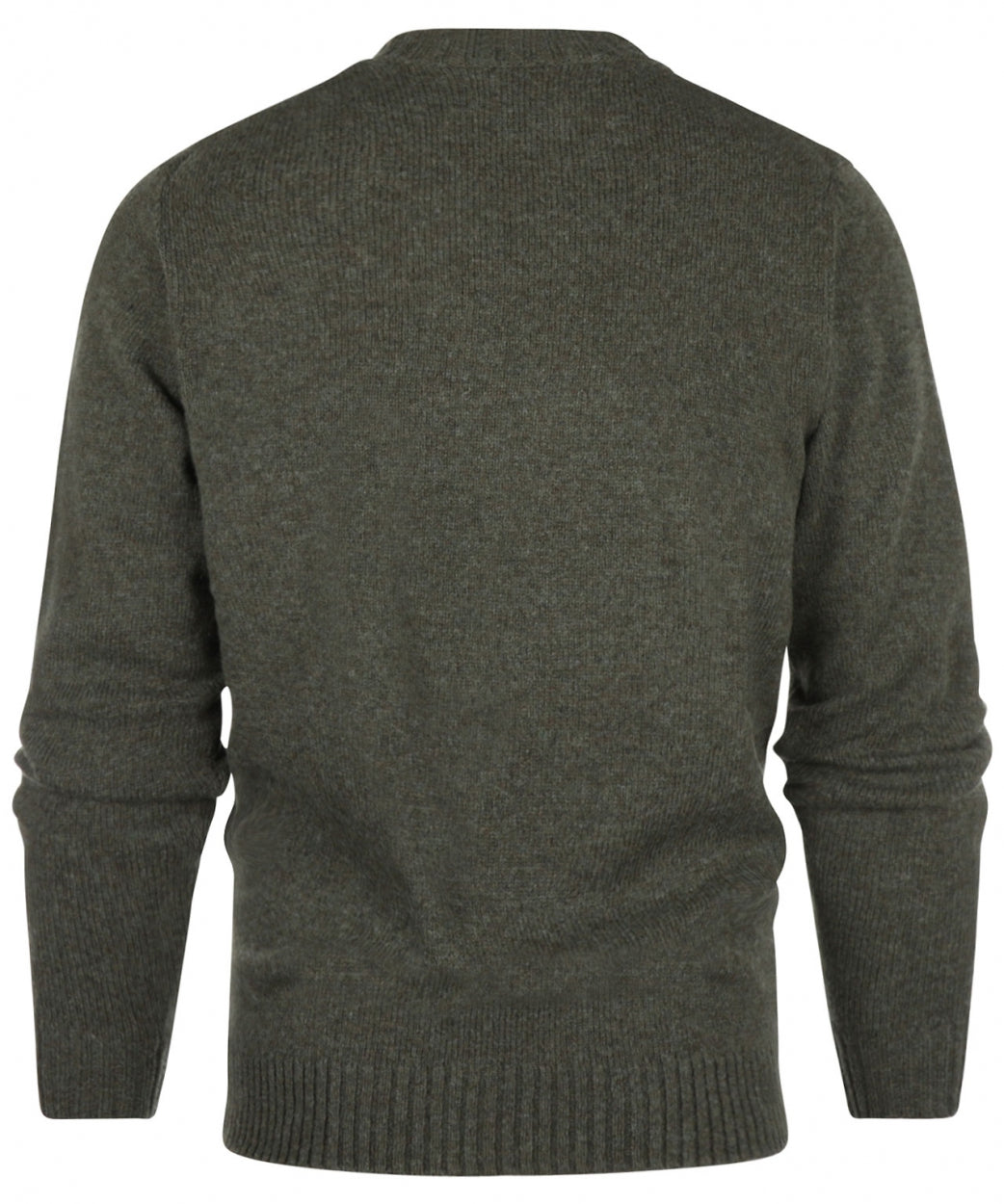Alan Paine Shetland Pullover mit Rundhalsausschnitt | Grün