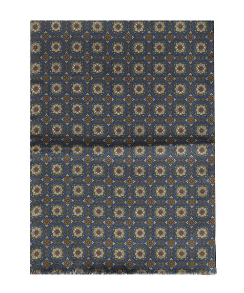 Sjaal Zijden en Wol | Blauw