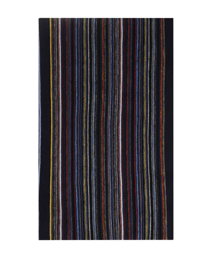 Wollstrickschal 180x26 | Blau