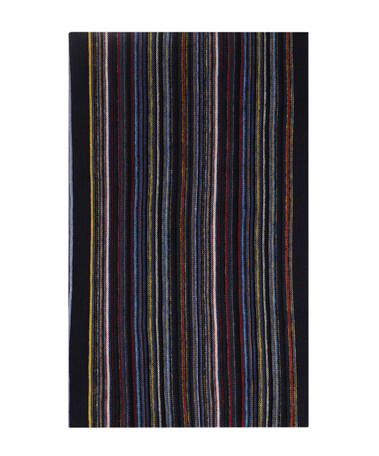 Gebreide Sjaal | Navy Multi