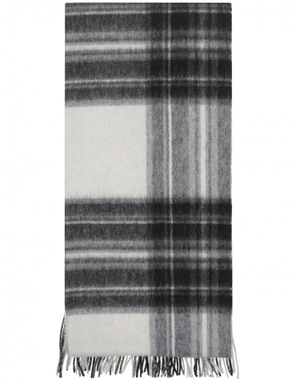 Lammwollschal 190x48 | Schwarz