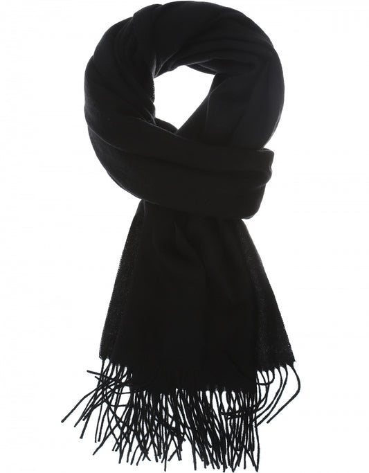 Sjaal Lamswol 48x190 | Black