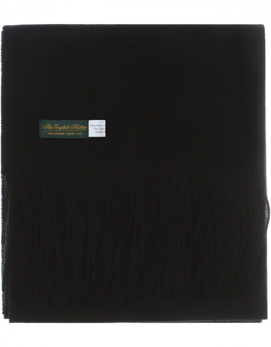 Sjaal Lamswol 48x190 | Black